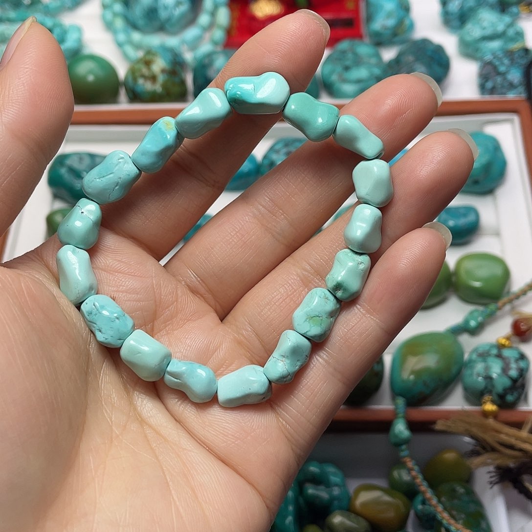 绿松石未镶嵌手链