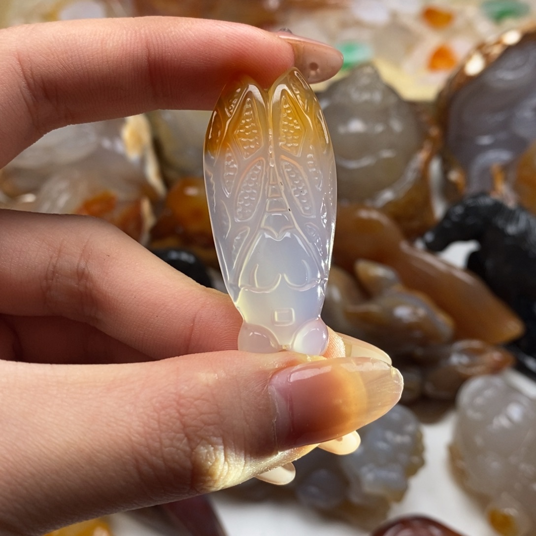 玛瑙/玉髓未镶嵌颈饰