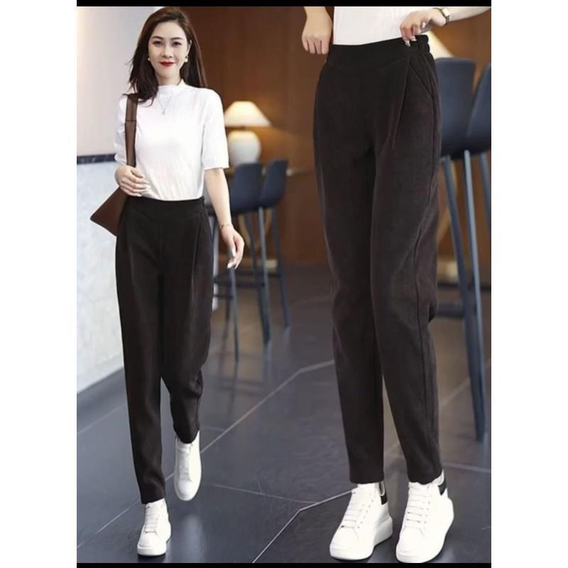 398#净版哈伦裤休闲裤女高腰显瘦时尚百搭宽松韩版春秋