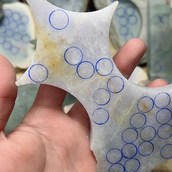 翡翠颈饰未镶嵌启***V纯天然缅甸翡翠