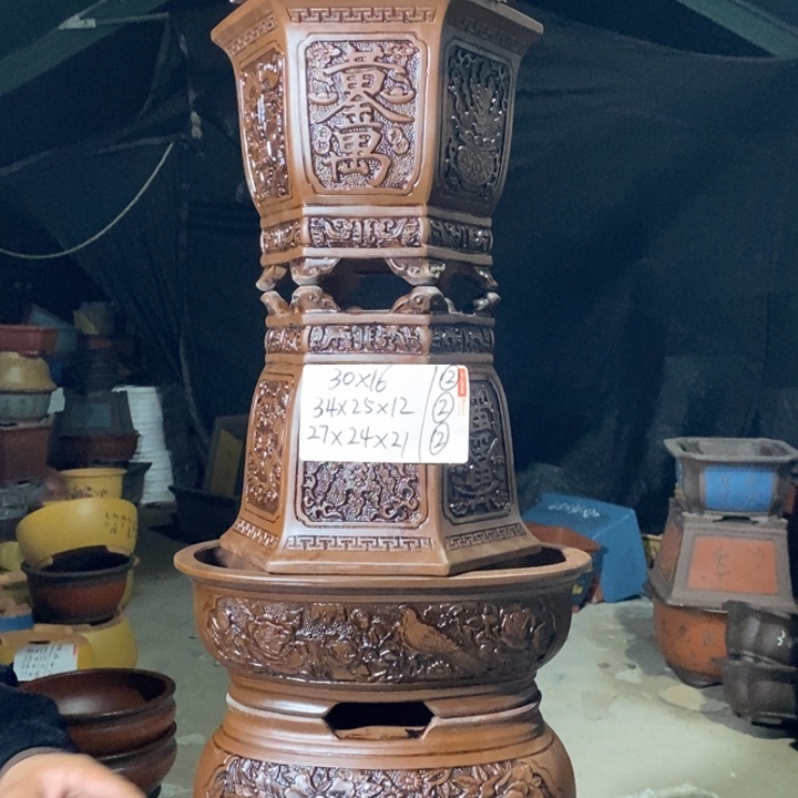 紫砂花盆紫砂紫砂