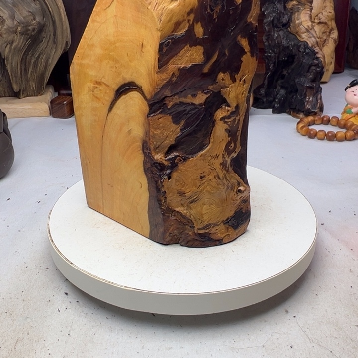 华***仔木非洲檀香底座摆件
