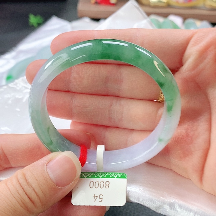 未镶嵌手镯翡翠缅甸A货翡翠手镯贵妇