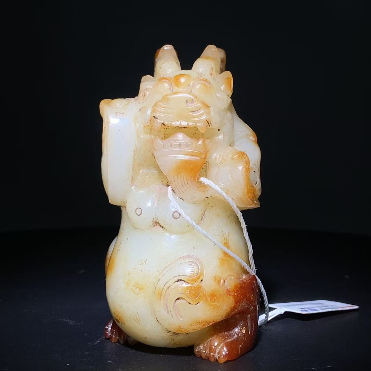 【明代】-古玉手把件2507140033