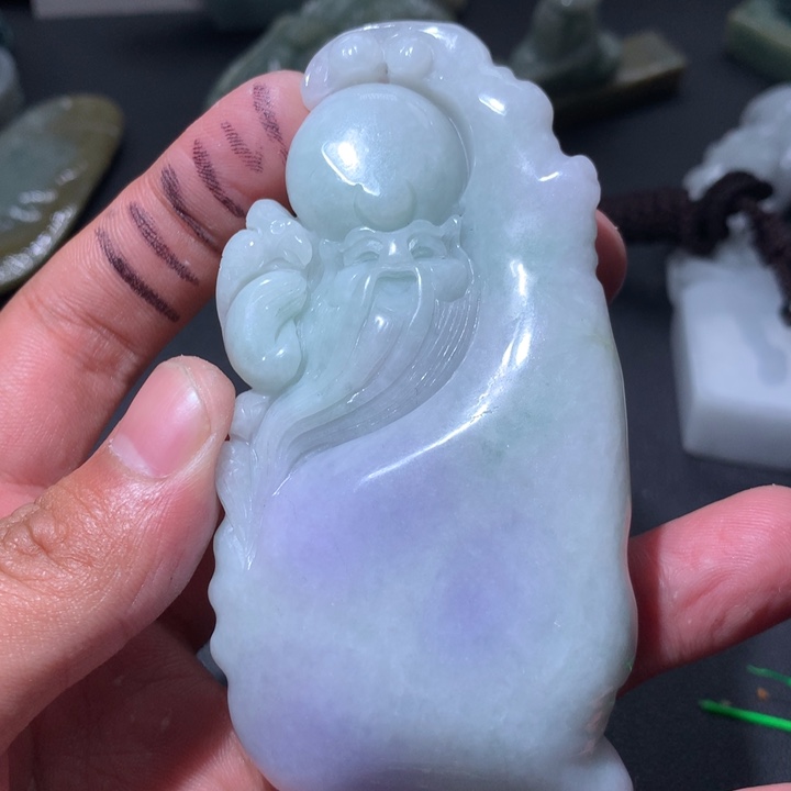 翡翠未镶嵌颈饰保真天然a货翡翠