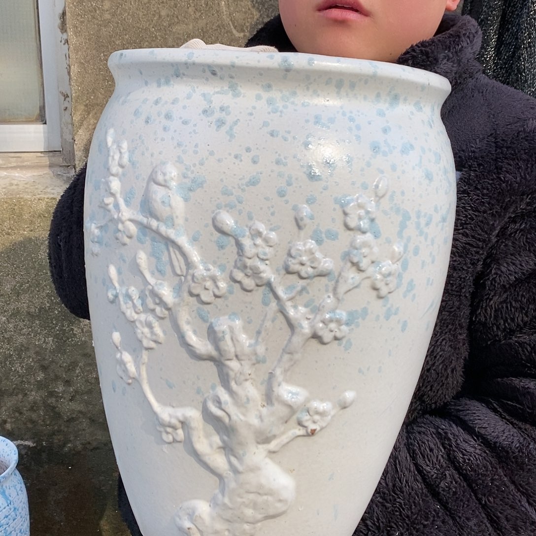 紫砂花盆口25高35福利