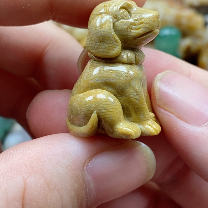 硅化珊瑚（珊瑚玉）颈饰未镶嵌