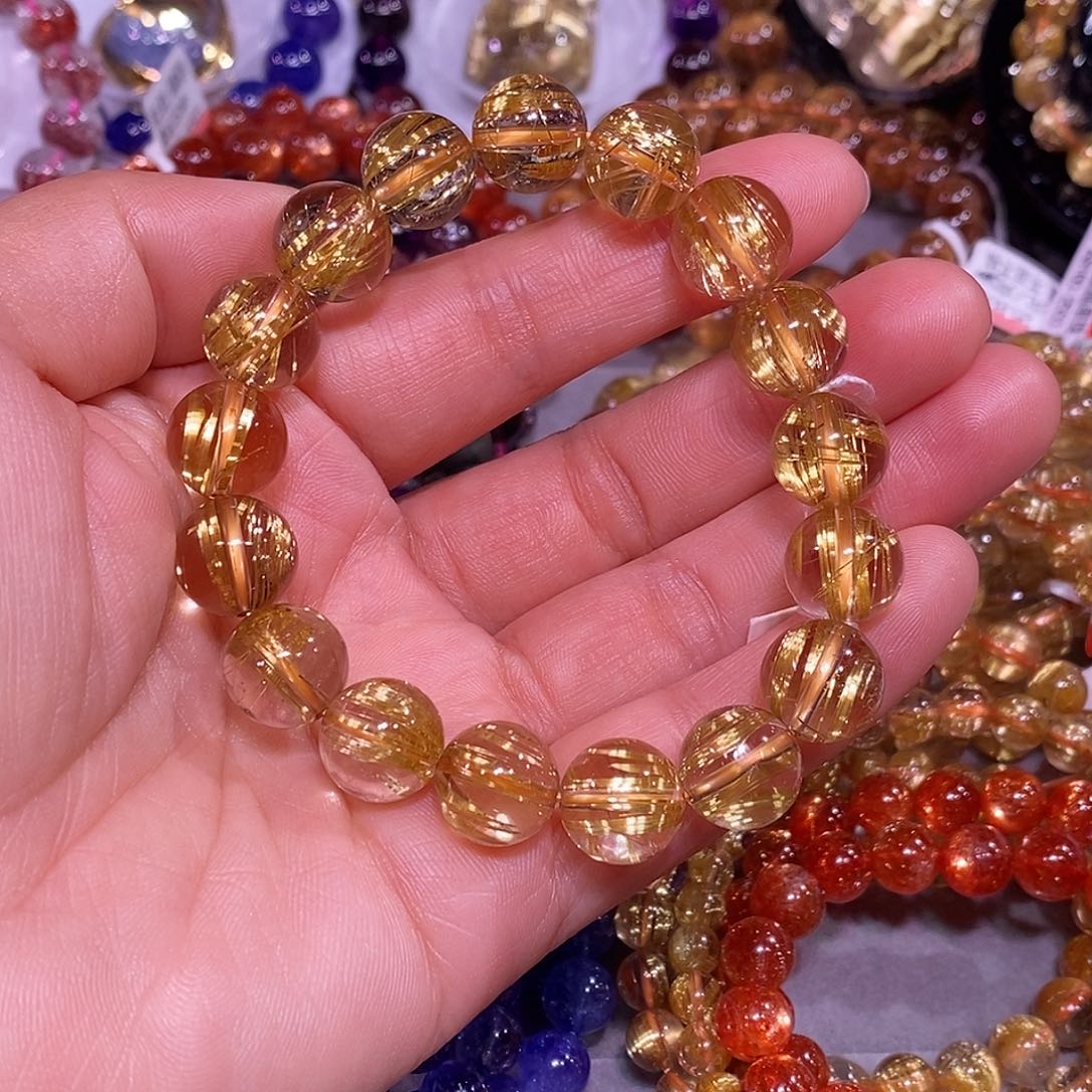 未镶嵌手链水晶金钛晶12