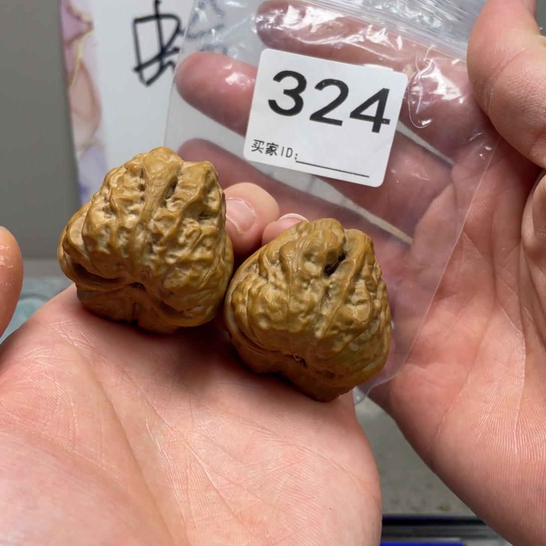 核桃蛤蟆头文玩边39肚42 324