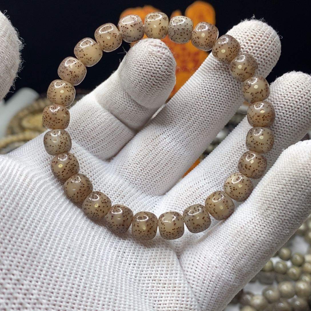 手串星月菩提星月菩提9x8粉冰糖