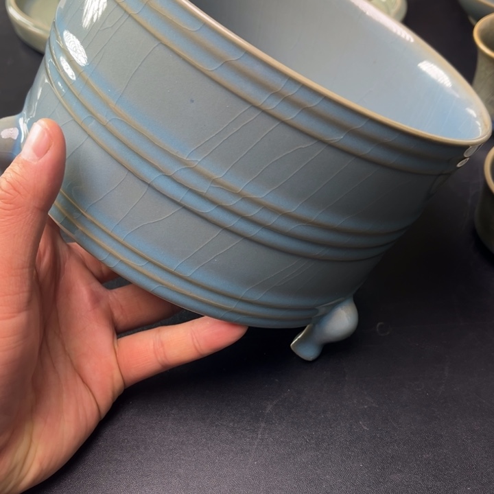 摆件微瑕炫纹遵大号