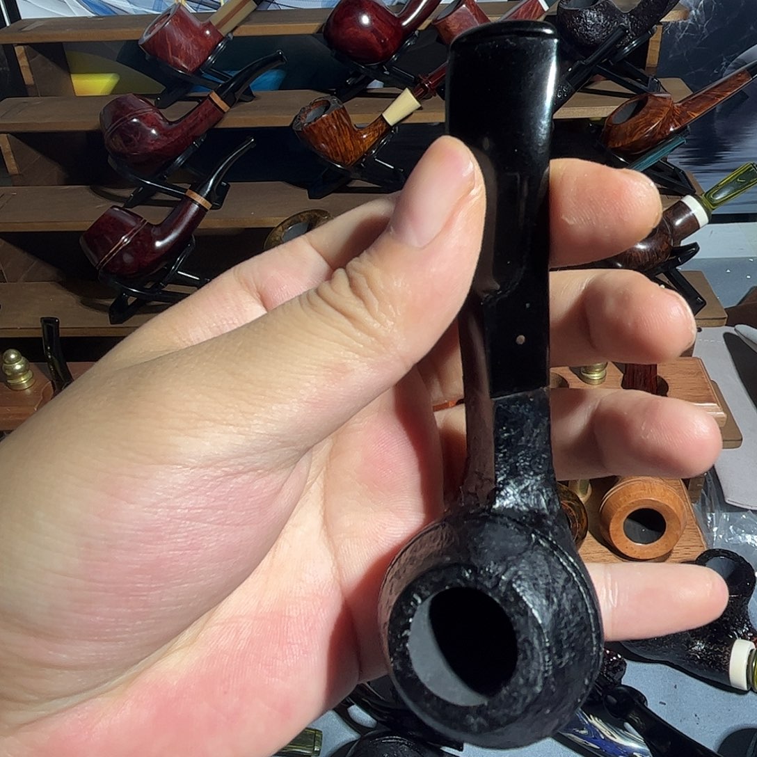 石楠木罗得西亚弯牛头烟斗