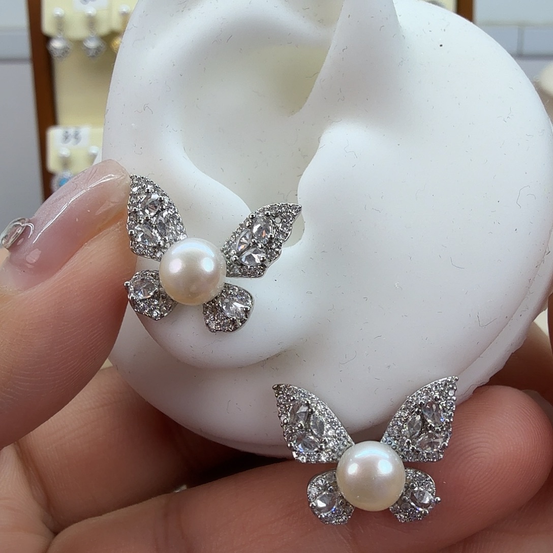 未镶嵌耳饰淡水珍珠18