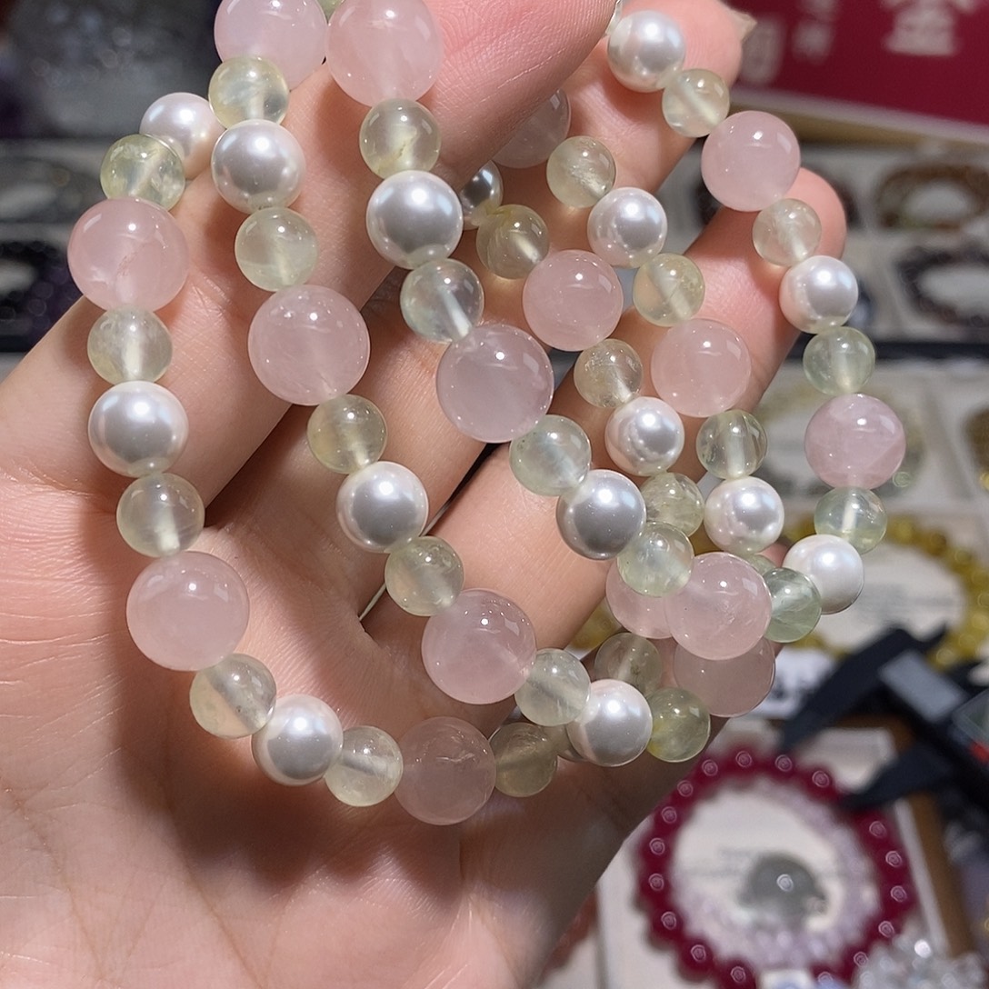 手串未镶嵌水晶桃桃奶露