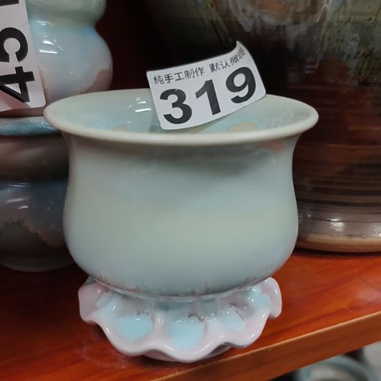 健***安景德镇手工高温陶瓷：口9高9