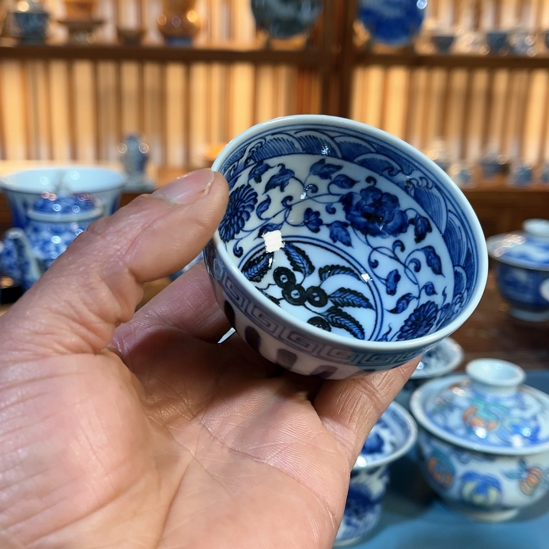 錡镇堂手工手绘绘杯