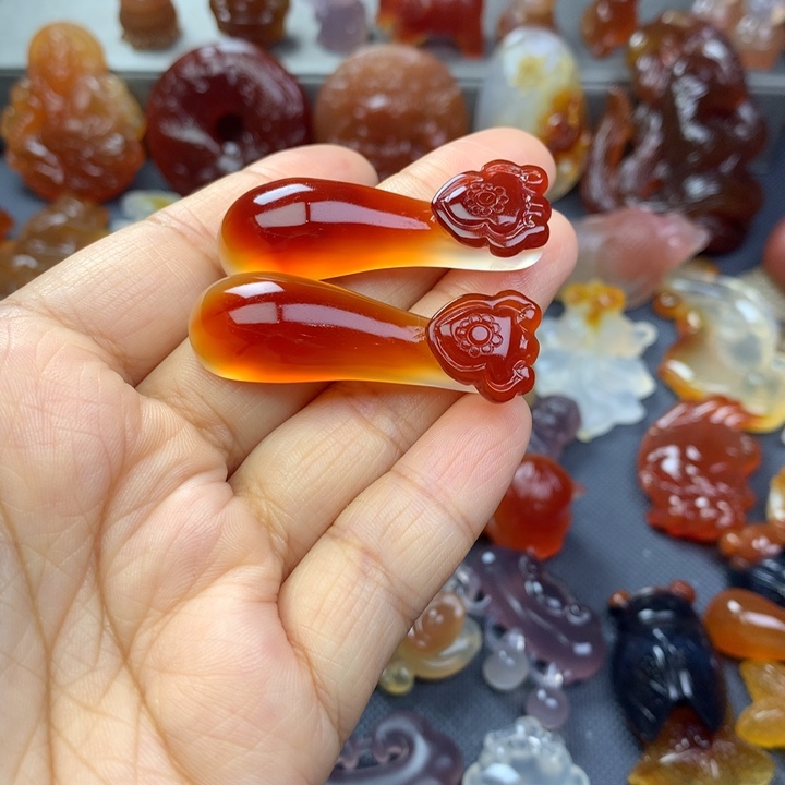 金***刚玛瑙/玉髓颈饰未镶嵌