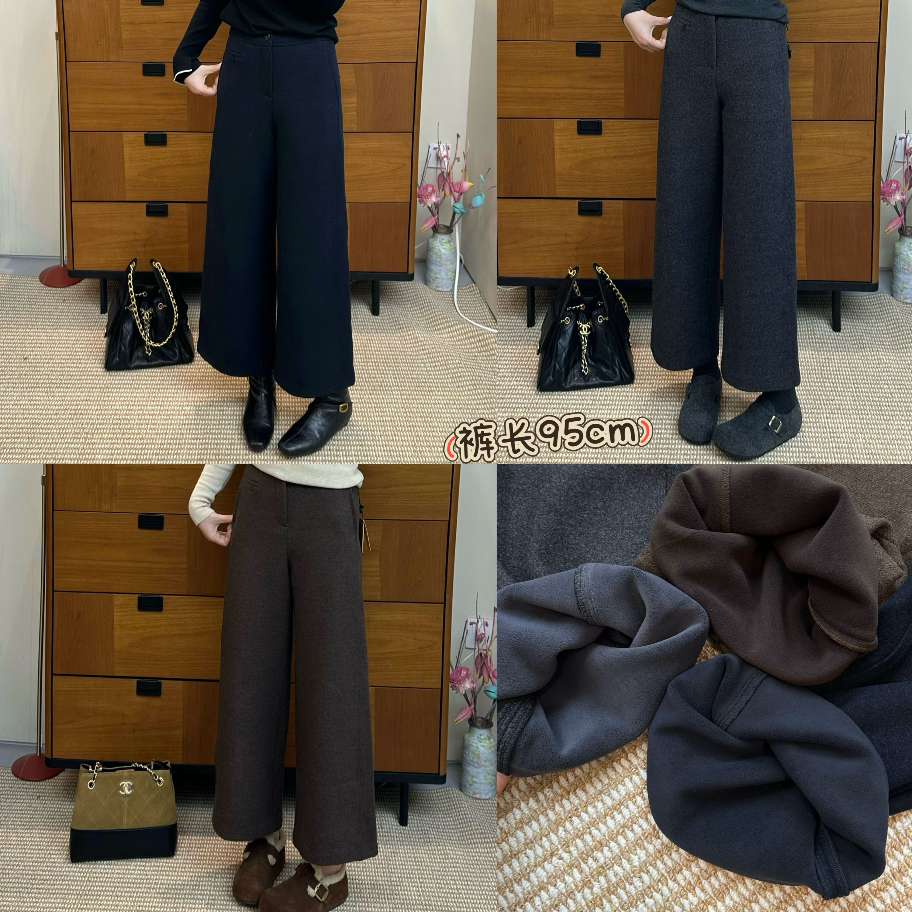 【YOUTH FILM】婴儿绒~九分羊毛裤9201-1