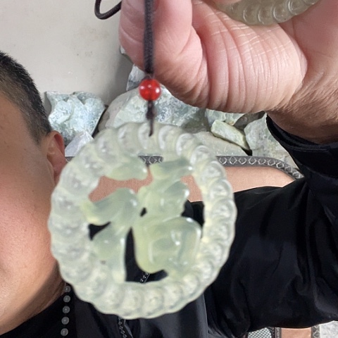 蛇纹石玉未镶嵌珠宝奇石
