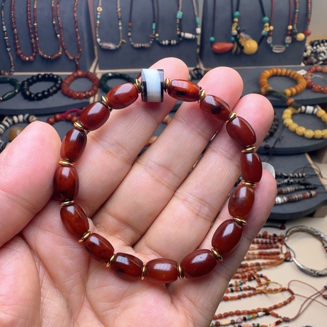 蜜蜡颈饰未镶嵌d h k f g h n