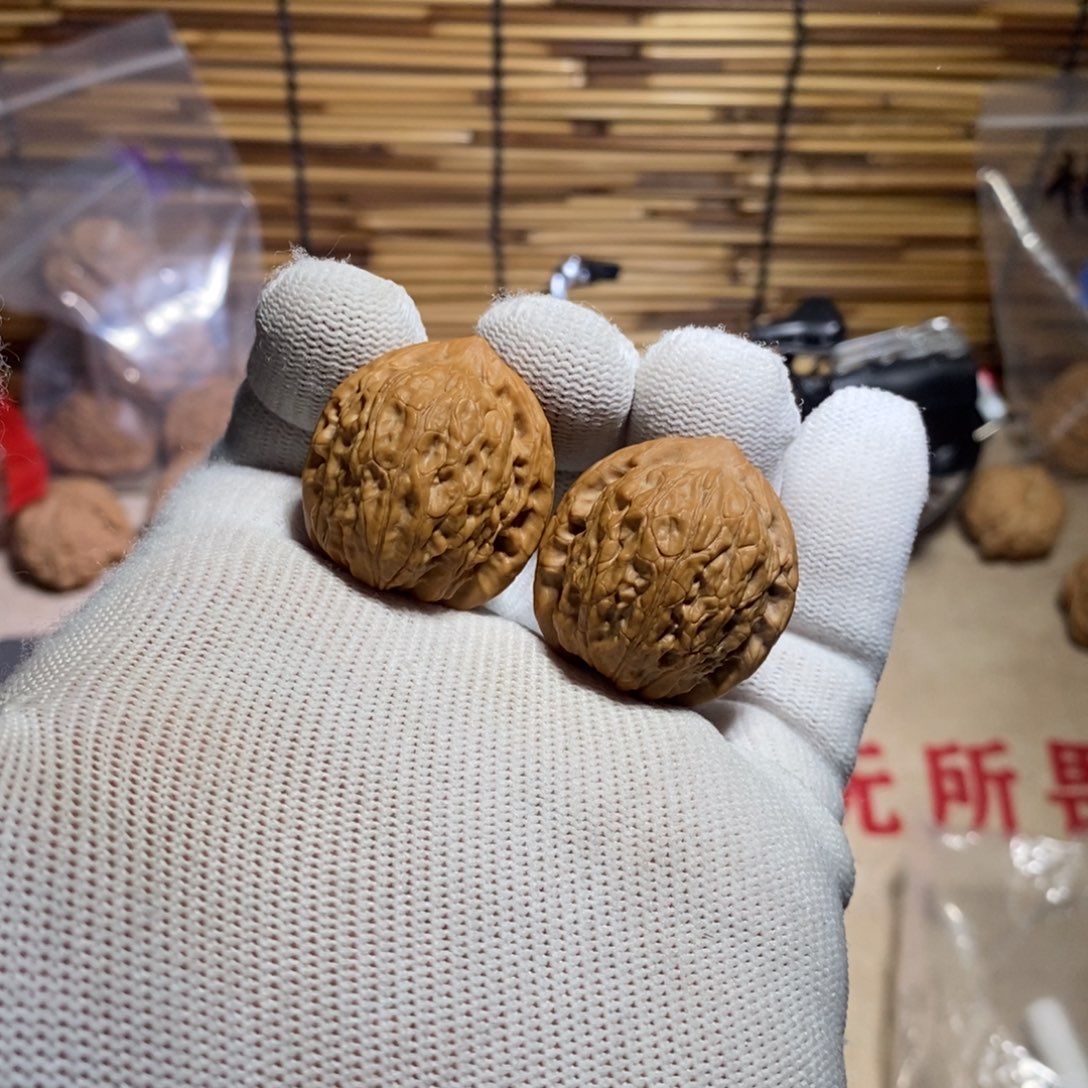 文玩核桃吊坠28野生豹子