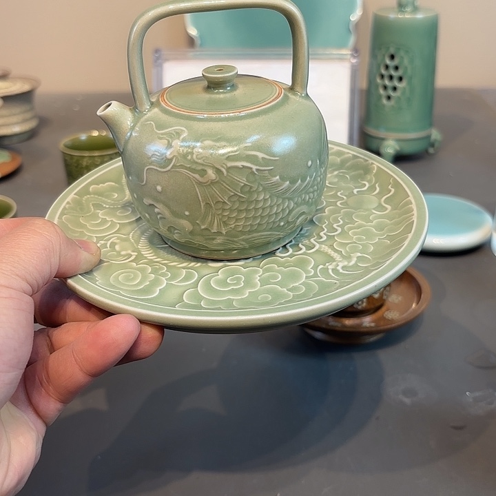 瓷片华*格龙泉青瓷龙泉青瓷