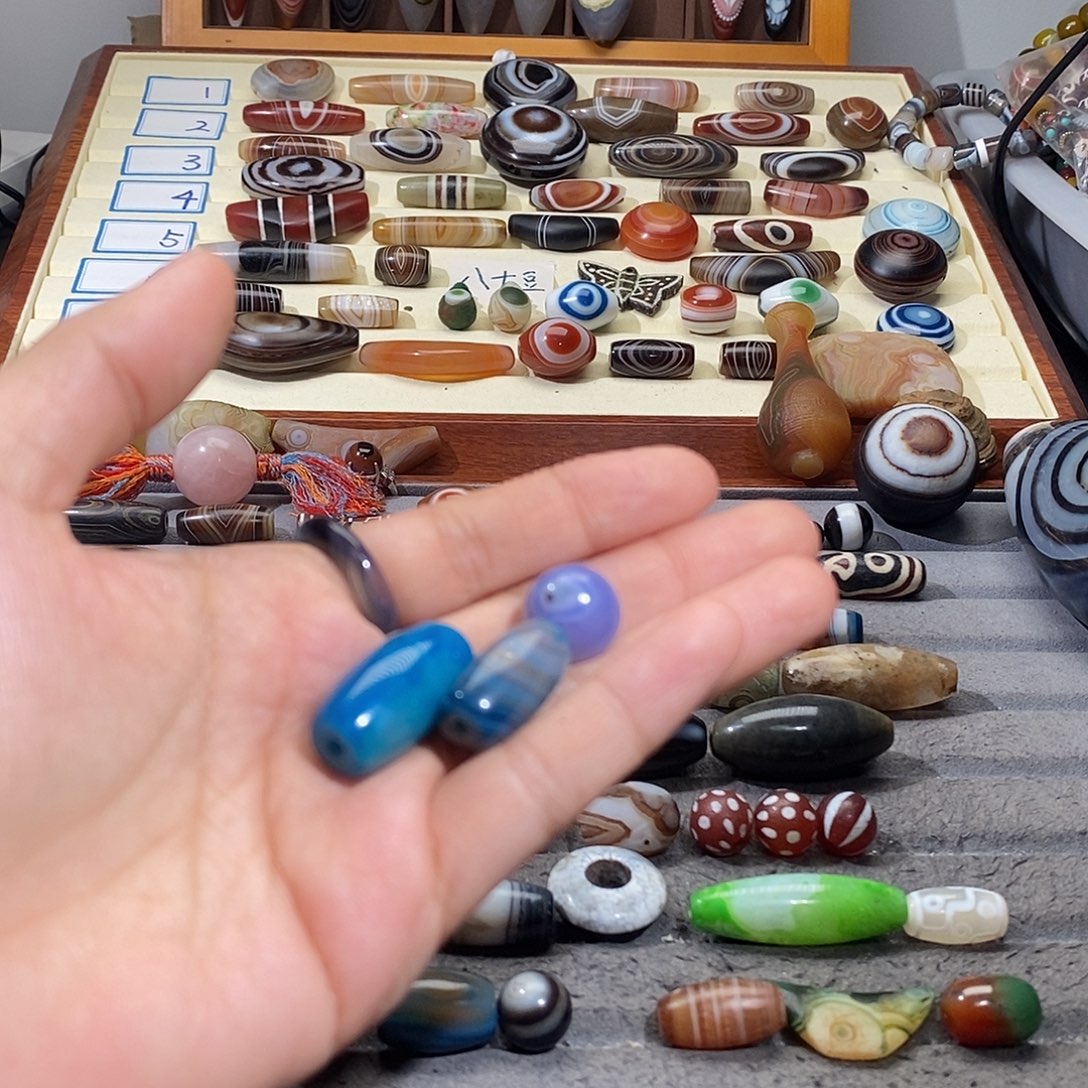 七***唐玛瑙/玉髓合金颈饰