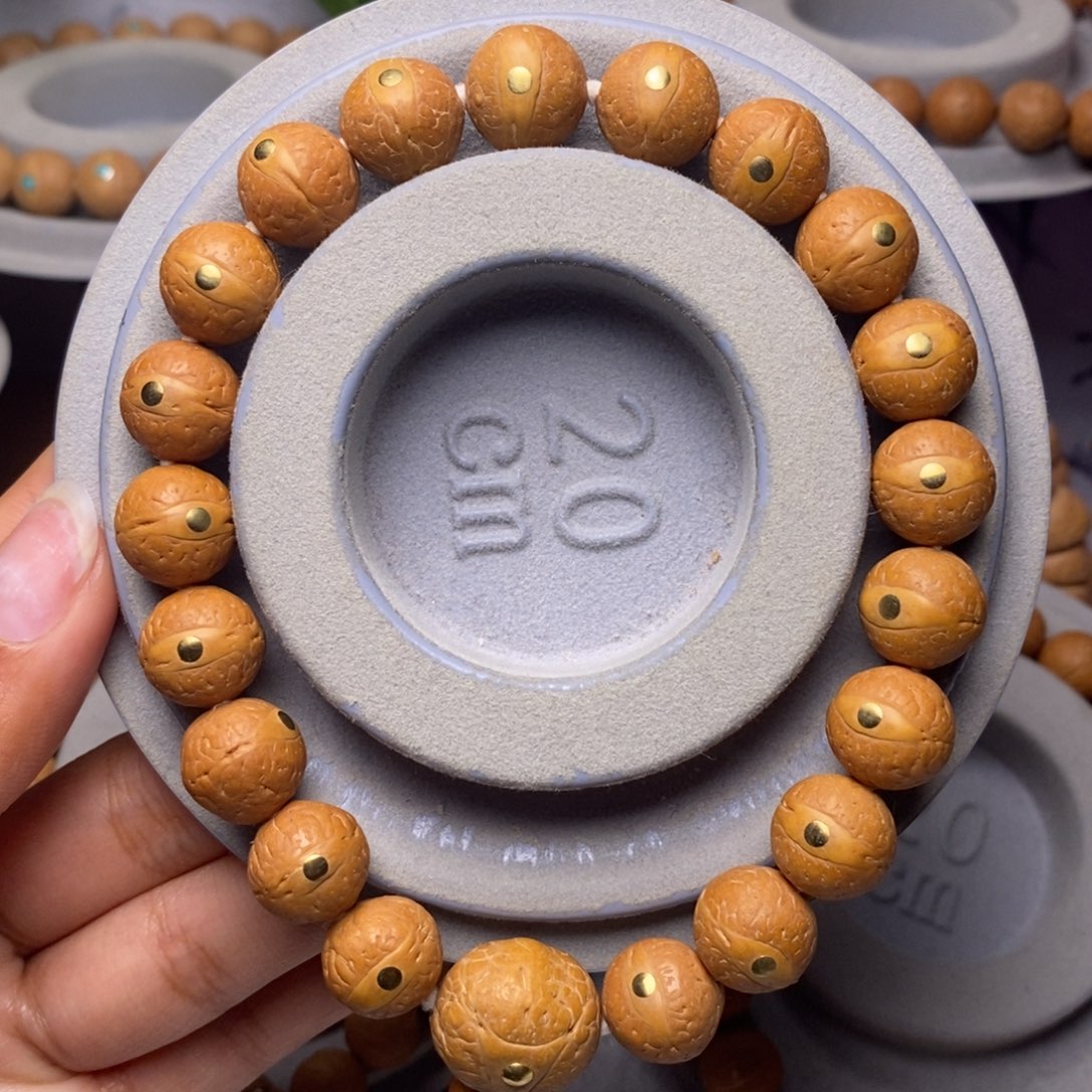 凤眼菩提吊坠手串