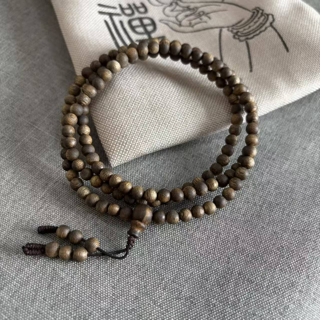 沉香山海香0.6圆珠多圈绿棋多样性发其一