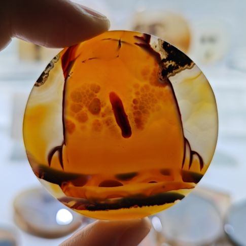 玛瑙/玉髓未镶嵌吊坠(不含链)12号