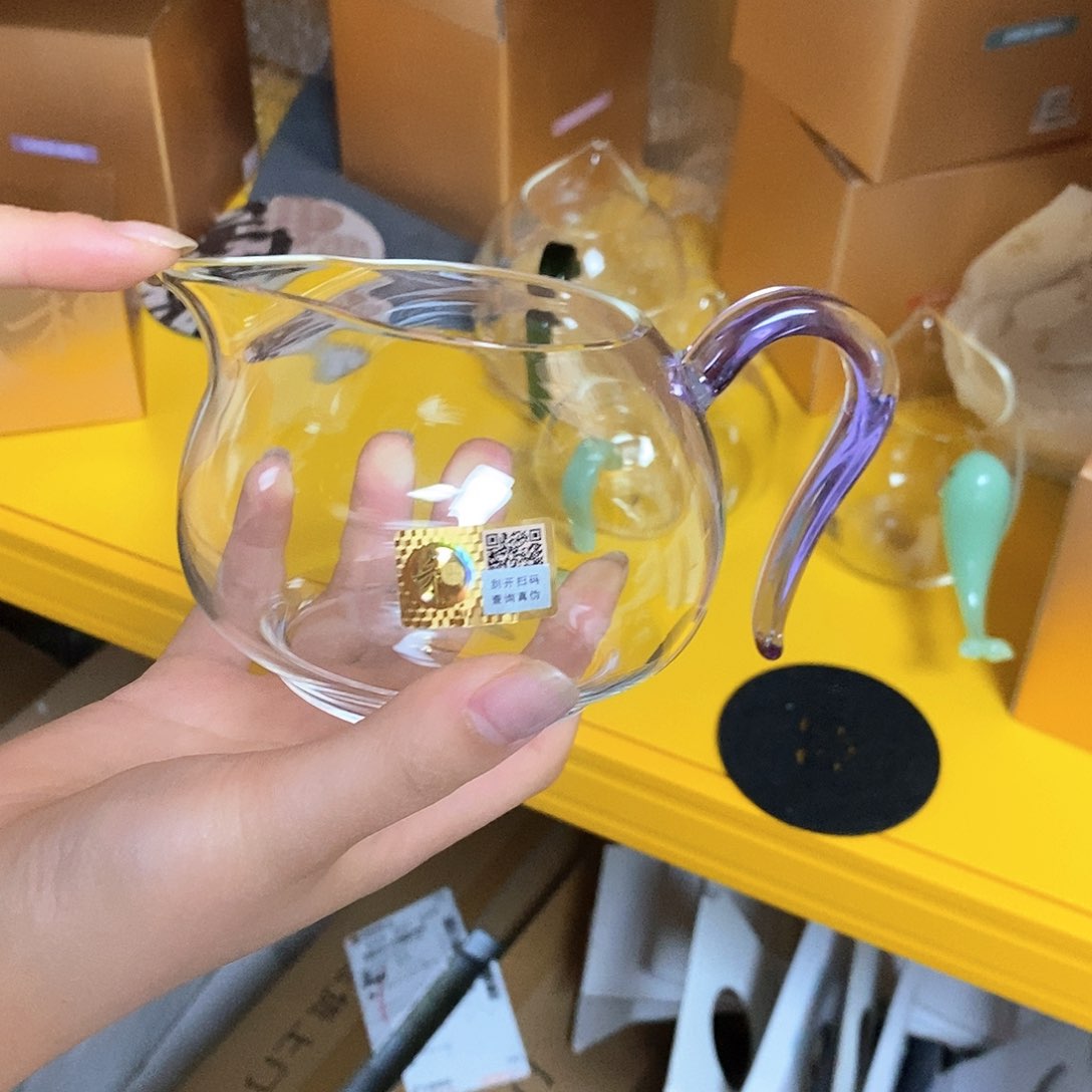 禾器淡然茶海浅紫色无包装