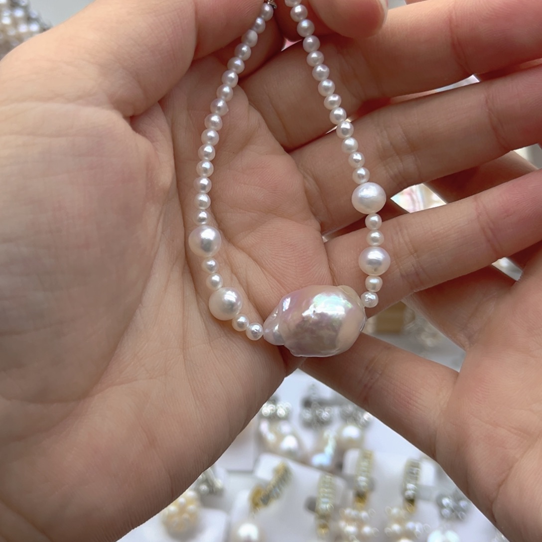 淡水珍珠颈饰未镶嵌