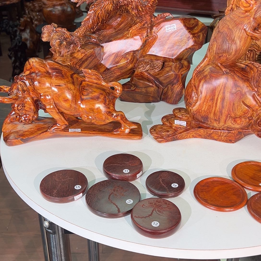 木尊印度小叶紫檀杯垫