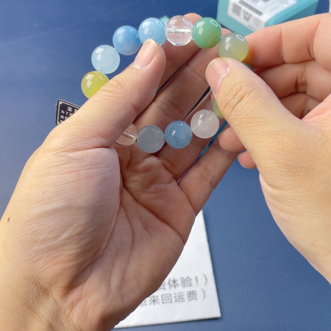 银S925镶嵌水晶手链