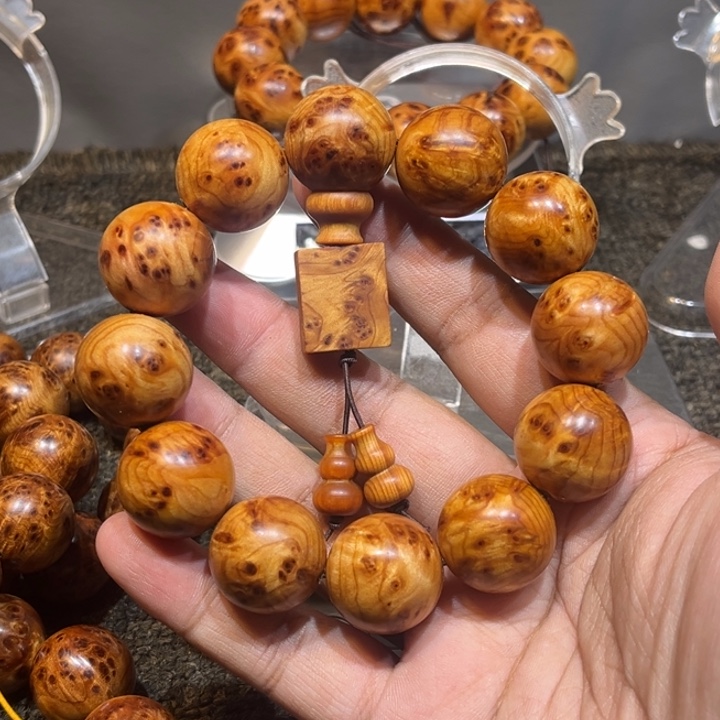 柏木（崖柏）手串/手链2.0/黄金底入门级瘤疤手串