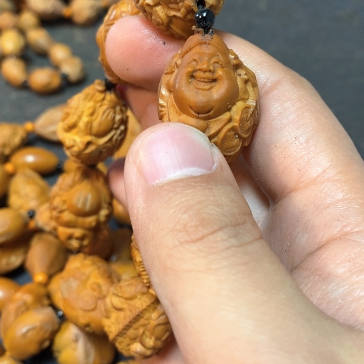 橄榄核手串/手链橄榄微瑕2.1财神