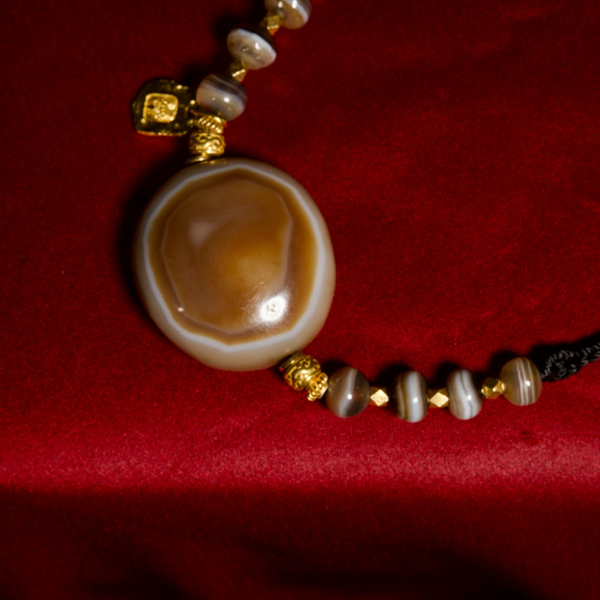 天然玛瑙板珠 -支持评级入盒