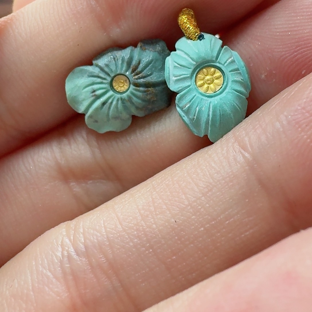 绿松石珠宝奇石未镶嵌