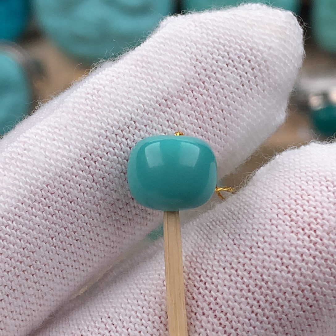 绿松石配饰未镶嵌卡8.3*7.4