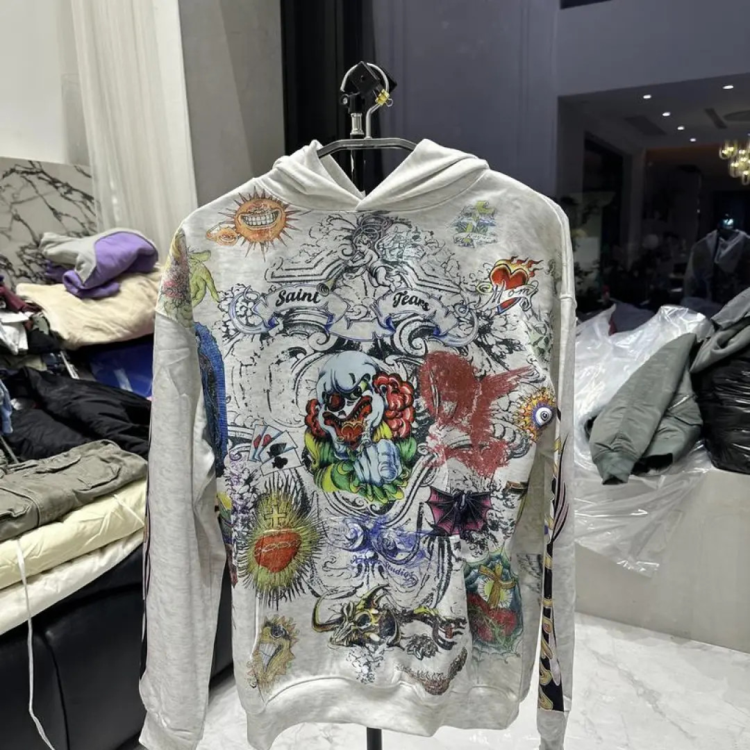 saint 美式小丑卫衣