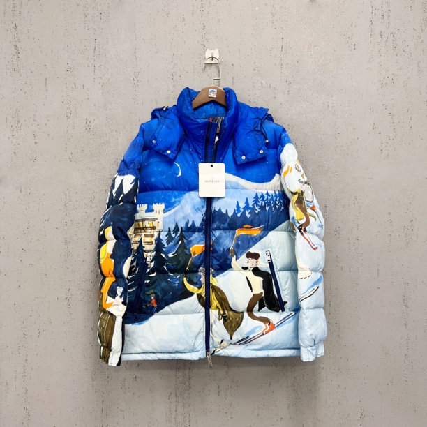 99新 MONCLER moncler蒙口滑雪羽绒服4码