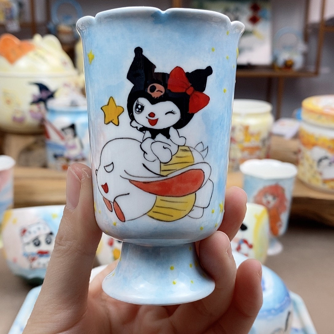 杯董董文创手绘陶瓷
