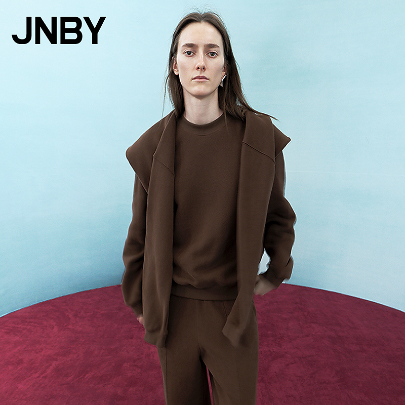【商场同款】JNBY/江南布衣25秋新品卫衣圆领宽松套头5P0413970