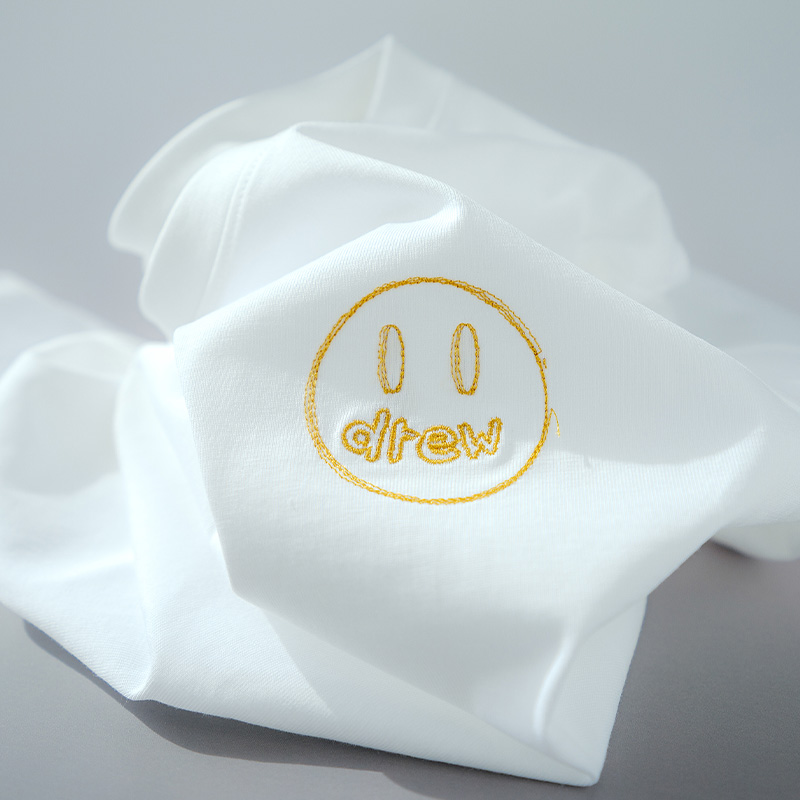 唐允刺绣纯棉白色短袖t恤女2025新款爆款女装洋气时尚半袖t恤短袖