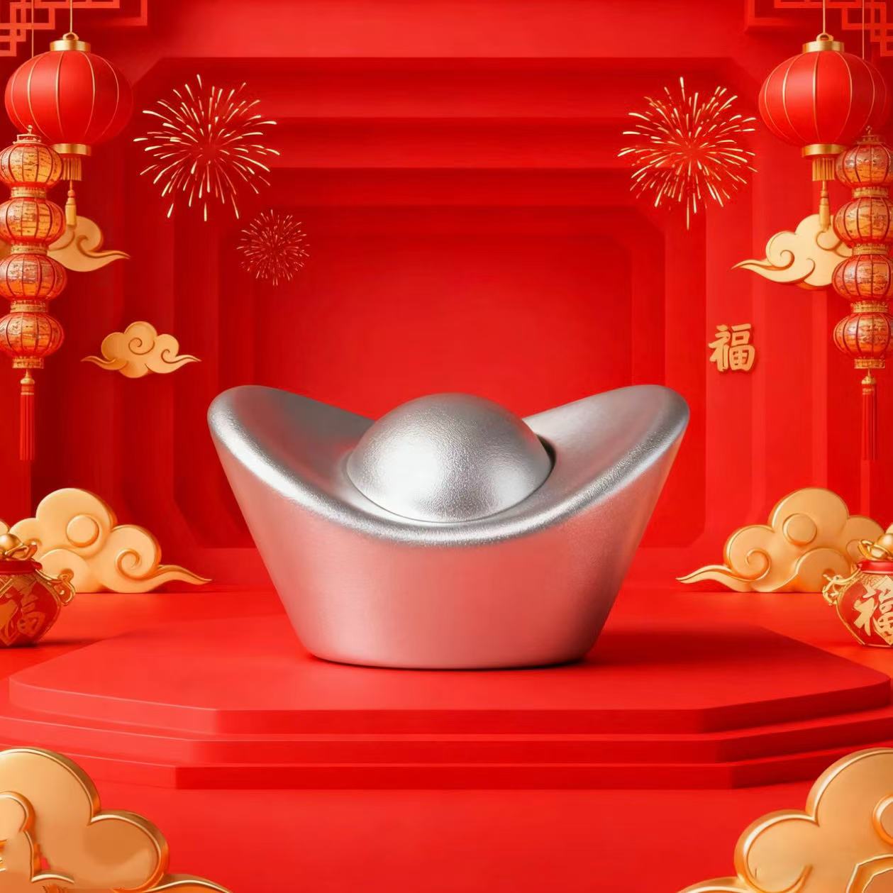 古法工艺实心元宝10g礼品礼盒复古家用送礼收藏高端摆件招财进宝E