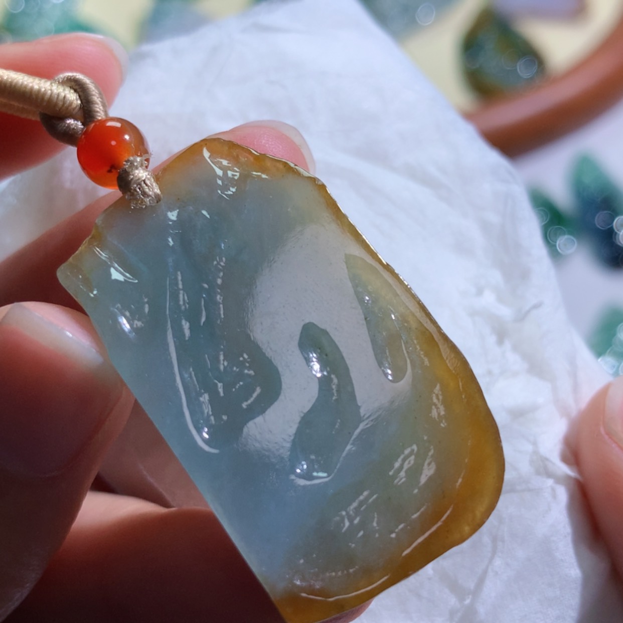 【闪购商品】翡翠吊坠(不含链)未镶嵌 5773