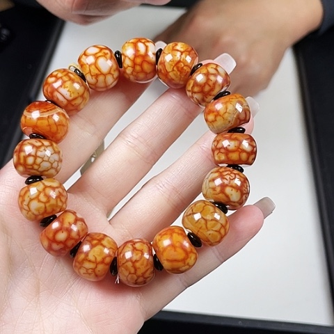 玛瑙/玉髓d110手串未镶嵌