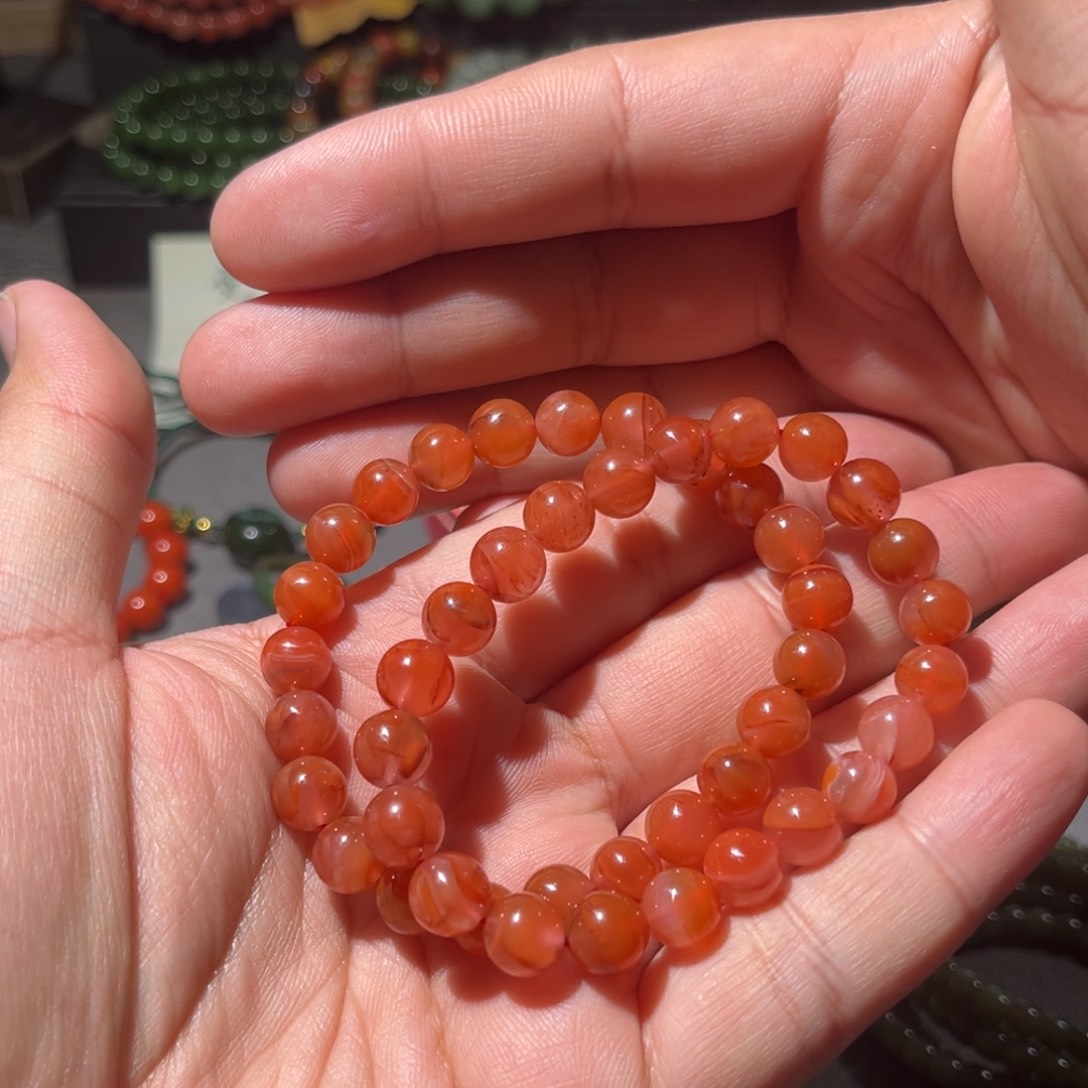 南红玛瑙未镶嵌珠宝半成品