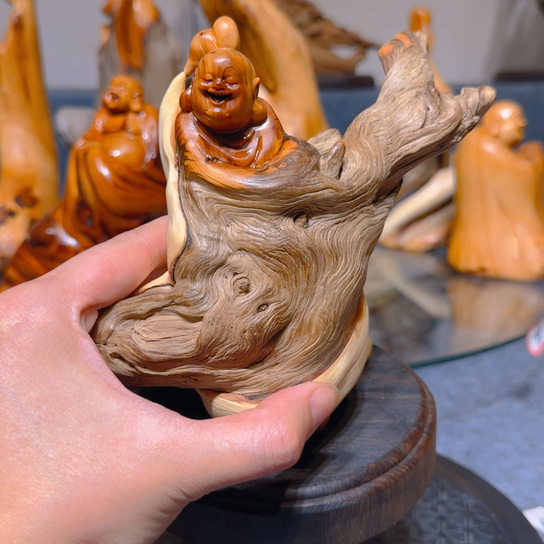 柏木（崖柏）安*吉崖柏手把件摆件