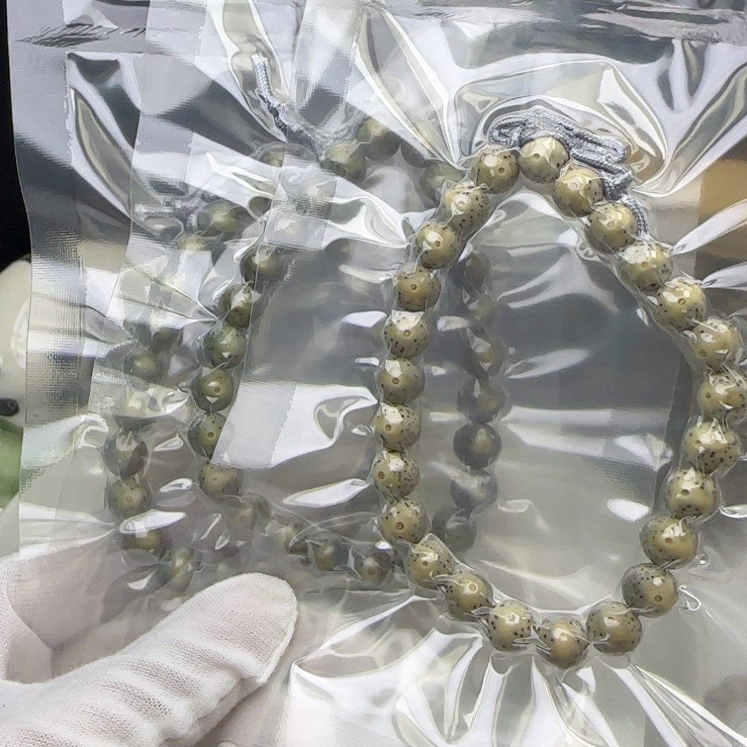 手串星月菩提卡9圆珠石玉